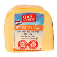 גבינת גאודה בקר הולנדית חצי קשה 30.3% דלי צ'יז נטו מלינדה 150 גרם