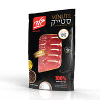 סטייק מינוט נתח אנטריקוט פרוס דק דק קפוא 100% בשר בקר בלדי 300 גרם