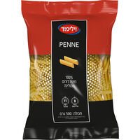 פסטה פנה 100% חיטת דורום סמולינה למהדרין וילי פוד 500 גרם