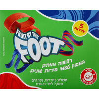 חטיפים ארוכים במגוון טעמים פרוט ביי דה פוט 5 * 21 גרם