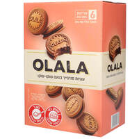 עוגיות סנדביץ בטעם שוקו-שוקו אוללה 6 * 150 גרם