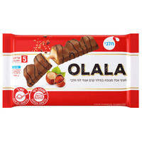 חטיף וופל מצופה במילוי קרם אגוזי לוז אוללה 5 * 21 גרם