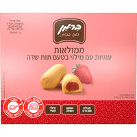 עוגיות עם מילוי בטעם תות בר-מן 600 גרם