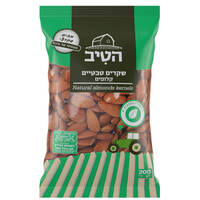 שקדים טבעיים קלופים הטיב 200 גרם