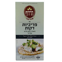 פריכיות דקות מאורז חום מלא אורגני הרדוף 2 * 50 גרם