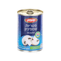 פטריות שמפיניון חתוכות בד