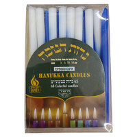 נרות חנוכה מהודרים לוקס שקד ציון תורג'מן 45 יחידות