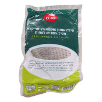 פילה דג אמנון מוקפא בציפוי קרח מכיל 80% דג לפחות עת-רן במשקל