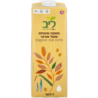 משקה שיבולת שועל אורגני ללא תוספת סוכר ליב 1 ליטר