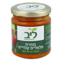 ממרח פלפלים קלויים ליב 185 גרם