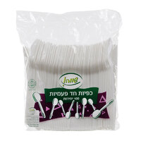 כפיות חד פעמיות שווה 100 יחידות