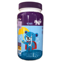 סוכריות ג'לי בטעם פירות עם ויטמין סי וצמחי מרפא חורף יומי 60 יחידות