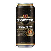 בירה לאגר כהה חזקה במיוחד 10% בפחית סלאו ברו גולדסטאר 500 מ