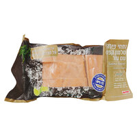 מנות פילה סלמון קפוא 100% דג עם עור בלו פיש במשקל