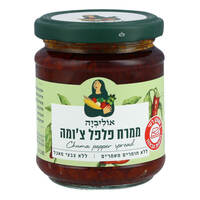 פלפל צ'ומה ממרח טריפוליטאי חריף אוליביה 185 גרם
