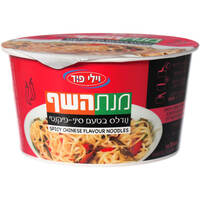 נודלס בסגנון סיני פיקנטי מנת השף וילי פוד 70 גרם