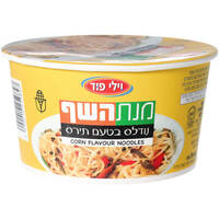 מנת השף נודלס בטעם תירס וילי פוד 70 גרם