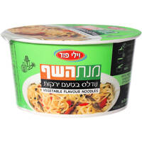 נודלס עם ירקות מנת השף וילי פוד 70 גרם
