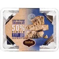חטיפי מיני חלווה ללא תוספת סוכר אחוה 15 * 10 גרם