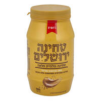 טחינה גולמית מסורתית משומשום מלא טחינה ירושלים 500 גרם