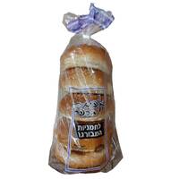 לחמניות המבורגר אופים בכפר מאפיית חן הלחם 5 * 120 גרם