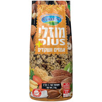 מוזלי פלוס אגוזים ושקדים גרין 1 קילו