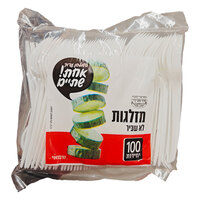 מזלגות חד פעמיים איכותיים ר.שמאי 100 יחידות