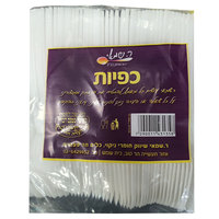 כפיות חד פעמיות איכותיות ר.שמאי 100 יחידות