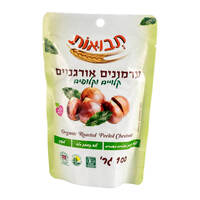 ערמונים אורגניים קלויים וקלופים תבואות 100 גרם