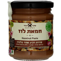 חמאת אגוזי לוז שקד תבור 200 גרם