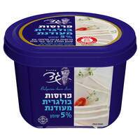 פרוסות גבינה בולגרית מעודנת 5% רובין מחלבות גד 250 גרם