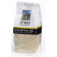 סוכר קנים חום אורגני השדה 1 קילו