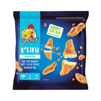 רצועות חזה עוף בציפוי פירורי לחם קראנצ'ים שומשום מאמא עוף 600 גרם