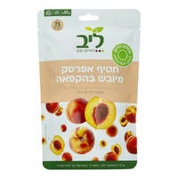 חטיף אפרסק מיובש בהקפאה ליב 20 גרם