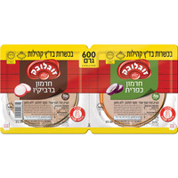 פסטרמה הודו ועוף חרמון ברביקיו וחרמון קהילות זוגלובק 2 * 300 גרם