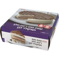 עוגת מוס ריבת חלב ושוקולד לבן גידרון 1 קילו