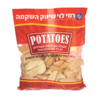פוטטוס פלחי תפוחי אדמה בקליפה מטוגנים מוקפאים רמי לוי 1 קילו