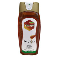 דבש טהור מפרחי בר בבקבוק לחיץ מן הטבע 500 גרם