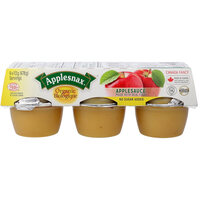 מחית תפוחי עץ אורגני לא ממותק אפלסנקס 6 * 113 גרם