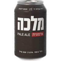 בירה אייל אדמונית 5.5% בפחית בירה מלכה 330 מ