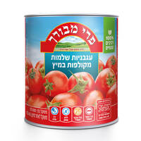 עגבניות שלמות מקולפות פרי מבורך 800 גרם
