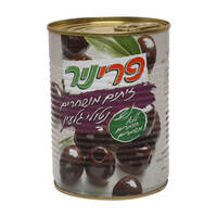 זיתים מושחרים נטולי גלעין גדולים פרי ניר 560 גרם