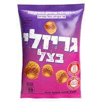 גריזלי חטיף חיטה בטעם בצל רמי לוי 70 גרם