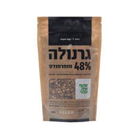 גרנולה 48% סופרפודס ללא תוספת סוכר שקוף שזה טבעי שקוף שזה טבעי 300 גרם