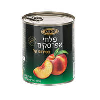 פלחי אפרסק בסירופ קל טעמן 820 גרם