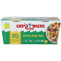נתחי טונה בהירה בשמן קנולה סטארקיסט 4 * 112 גרם