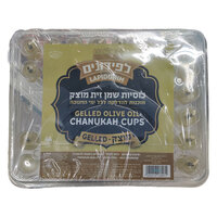 לפידונים כוסות עם שמן מוצק להדלקה בשמונת ימי חנוכה מנורה 44 יחידות