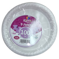 צלחות חד פעמיות גדולות הפי 100 יחידות