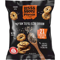 שטוחוני בייגלה קיטו בתיבול אמריקאי בתוספת חלבון לס אנד מור 50 גרם