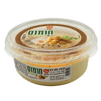 חומוס פלוס אורגינל עם גרגירים סלטי שמיר 400 גרם